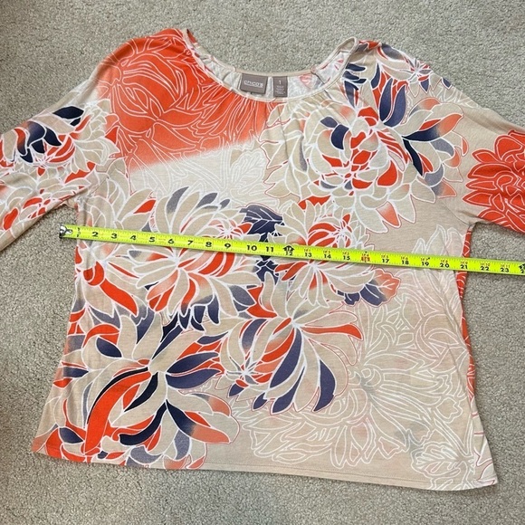 Chicos Orange Blouse - Picture 13 of 14